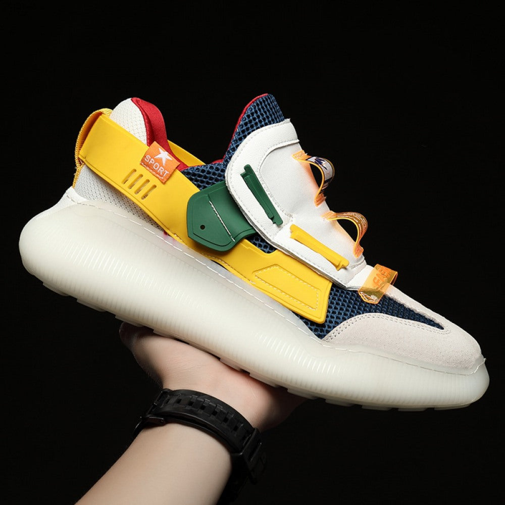 Men's Thick-Soled Breathable Soft Mesh Casual Shoes